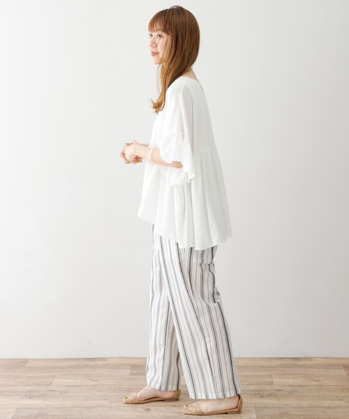 「URBAN RESEARCH Sonny Label」 半袖ブラウス FREE ミント レディース_画像5