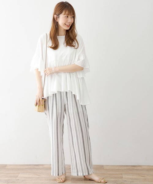 「URBAN RESEARCH Sonny Label」 半袖ブラウス FREE ミント レディース_画像8