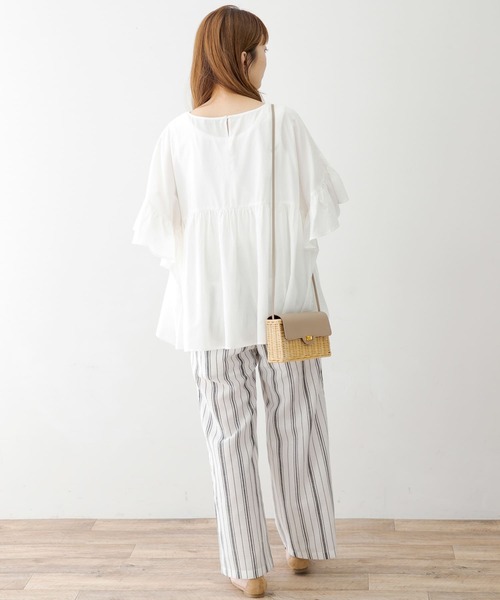 「URBAN RESEARCH Sonny Label」 半袖ブラウス FREE ミント レディース_画像9