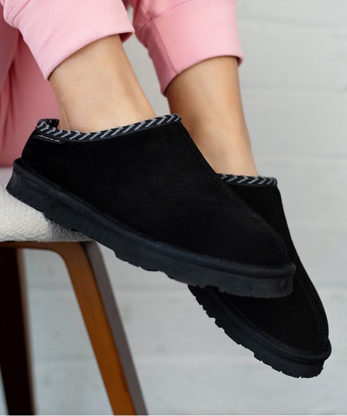 「BEARPAW」 フラットサンダル US6 ブラック レディース_画像9