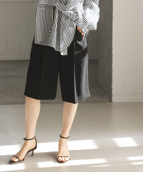 「NOBLE」 ハーフパンツ 36 ベージュ レディース_1