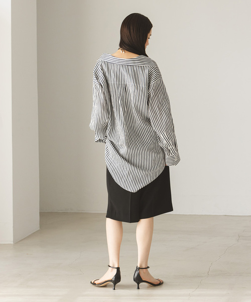 「NOBLE」 ハーフパンツ 36 ベージュ レディース_4