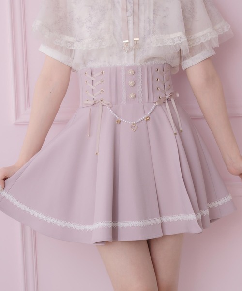 ROJITA（ロジータ） スカート サイドレースアップチェーン付きスカート