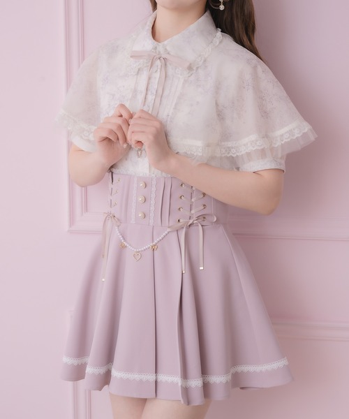 ROJITA（ロジータ） スカート サイドレースアップチェーン付きスカート