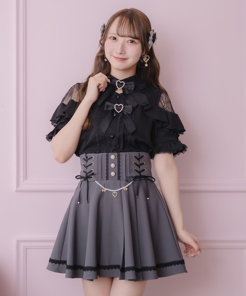 ROJITA（ロジータ） スカート サイドレースアップチェーン付きスカート