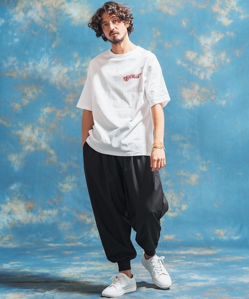 「Jih Nunc」 イージーパンツ M ブルー メンズ_画像4