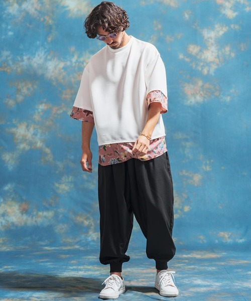 「Jih Nunc」 イージーパンツ M ブルー メンズ_画像9