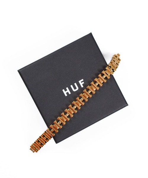 HUF（ハフ） ブレスレット S/M ゴールド メンズ : ZOZOTOWN Yahoo!店