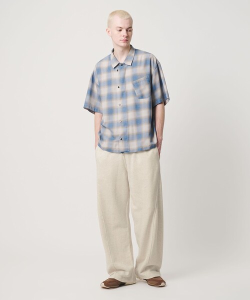 ワイドパンツ スウェットパンツ ジャージ 「UNITED ARROWS ＆ SONS」 SWEAT TROUSERS/スウェットパンツ メンズの画像