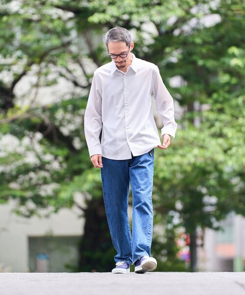 SHIPS（シップス） シャツ SHIPS: 3Dドット ロングスリーブ レギュラー