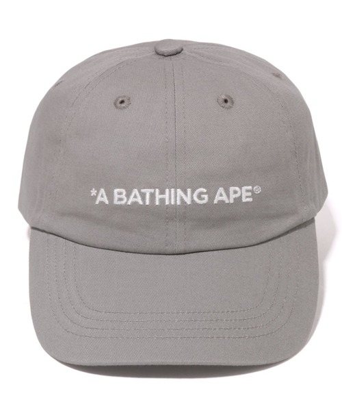 A BATHING APE（アベイシングエイプ） キャップ FREE グレー メンズ