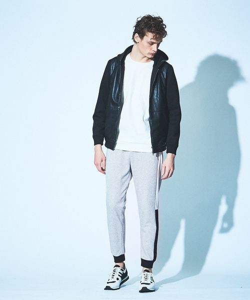「5351 POUR LES HOMMES」 スウェットパンツ 44 ブラック メンズ_画像4