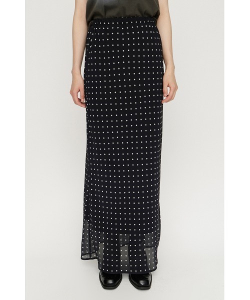 SLY COMFORT MAXI SKIRT ブラック サイズ2 SLY（スライ） ロング スカート 「SNSで話題！」COMFORT MAXI SKIRT