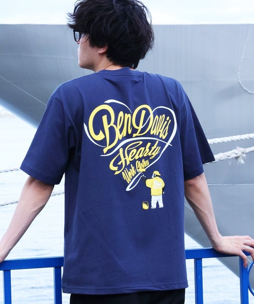BEN DAVIS（ベンデイビス） tシャツ SCRIPT HEART TEE / Tシャツ 半袖