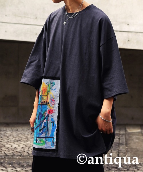 「antiqua」 半袖Tシャツ FREE オフホワイト レディース_画像6