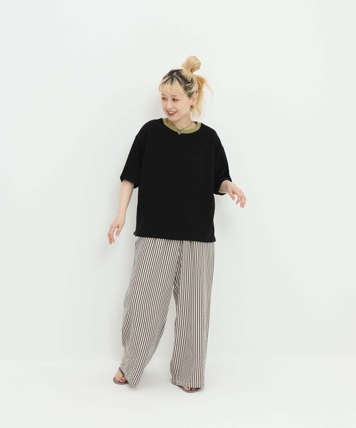 ハートマーケット（HEART MARKET） tシャツ 半袖 ワイドなリンガー