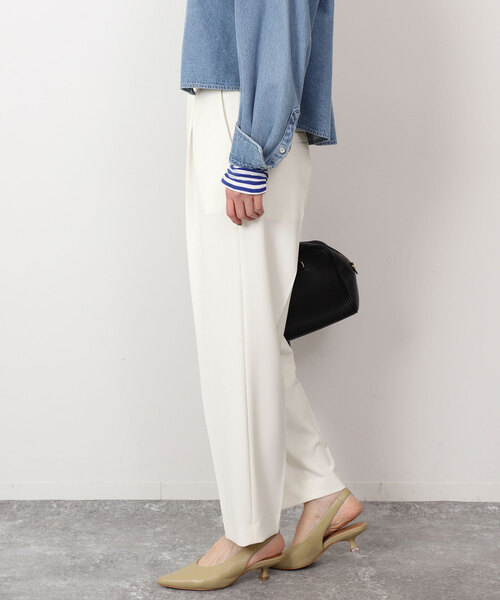 「SLOBE IENA」 パンツ 36 ホワイト レディース_画像10