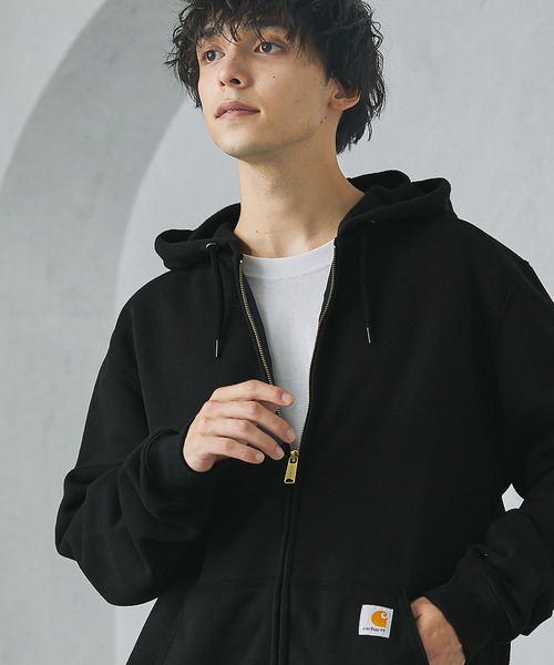 Carhartt（カーハート） ジップアップパーカー M ヘザーグレー メンズ