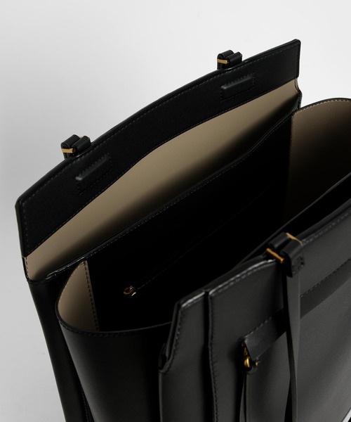 「CHARLES & KEITH」 トートバッグ X-LARGE ブルーグリーン レディース_画像9