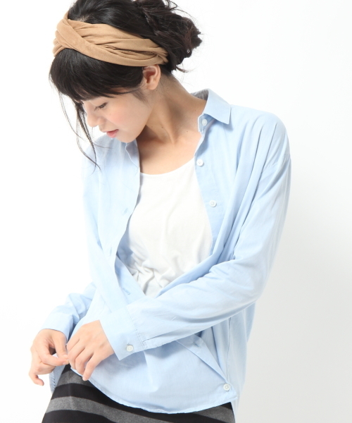 シャツ ブラウス 「GLOBALWORK」カシュクールシャツ長袖/529133 レディース | GLOBAL WORK