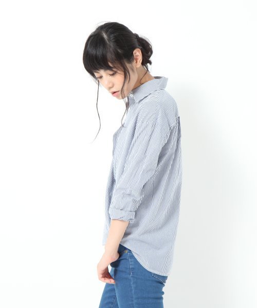 シャツ ブラウス 「GLOBALWORK」カシュクールシャツ長袖/529133 レディース | GLOBAL WORK | 05