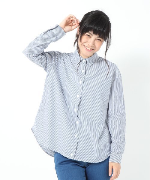 シャツ ブラウス 「GLOBALWORK」カシュクールシャツ長袖/529133 レディース | GLOBAL WORK | 07