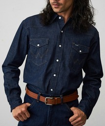 Wrangler　デニムシャツ 　17 1/2-36 楽天市場】WRANGLER ラングラー デニムシャツ ウエスタンシャツ