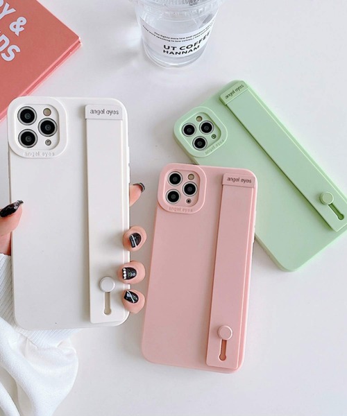 shopnikoniko（ショップにこにこ） スマホケース ベルト付き パステル 