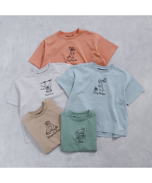 BREEZE（ブリーズ） tシャツ /東山動植物園コラボ ゆるタッチアニマルT