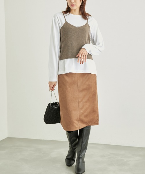 ROPE' PICNIC（ロペ ピクニック） スカート リサイクルポリエステル