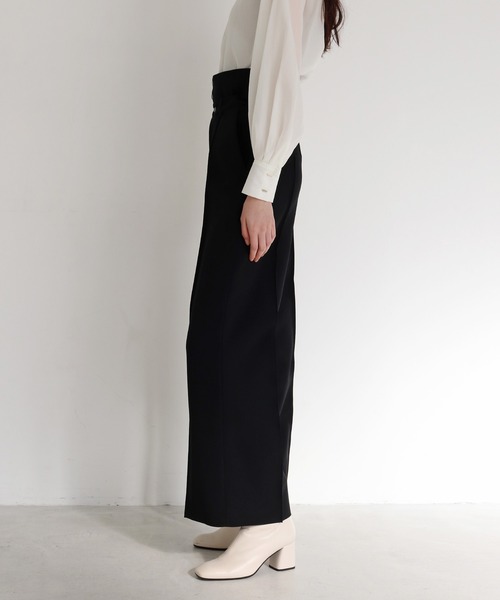 DRESSLAVE パンツ double cloth high waist pants(ダブルクロスハイ