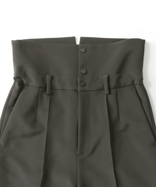 DRESSLAVE パンツ double cloth high waist pants(ダブルクロスハイ
