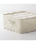 収納 ポリエステル麻 ソフトボックス 角型 小...の詳細画像4