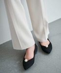 バレエシューズ パンプス ポインテッドパールモ...の詳細画像1