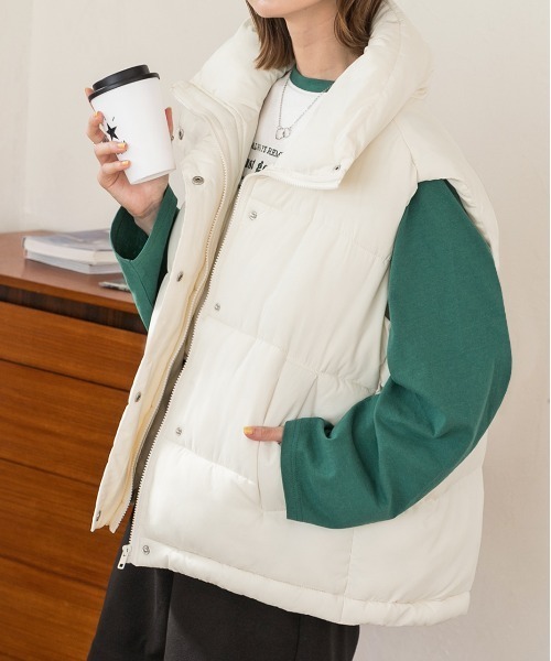 ad thie（アドティエ） ダウンベスト ベスト ライトウェイト エコ