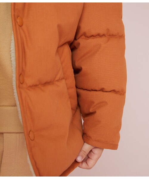 【新品・未使用】PETITBATEAU ボア衿付きジャケット 36m /95㎝ PETIT BATEAU ダウン アウター ボア衿付きジャケット キッズ