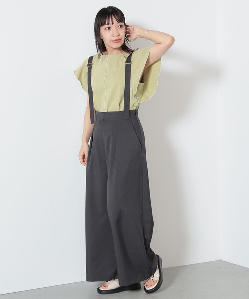 新品未使用タグ付　BEAMS ワイドパンツ 38 M 定価18000円 43230126152_C_3.jpg