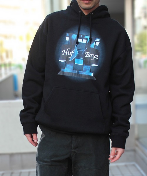 HUF（ハフ） パーカー HUF BOYZ P/O HOODIE プルオーバー パーカー 綿