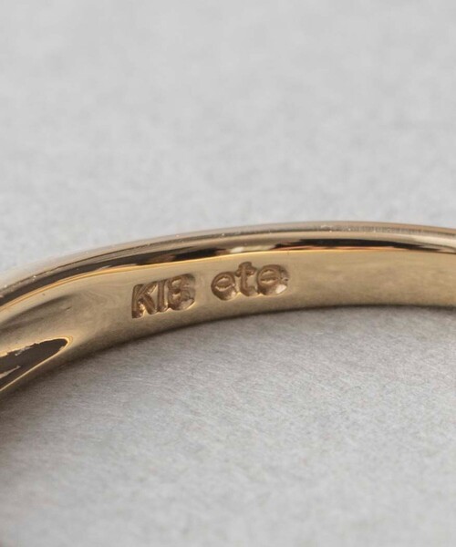ete bijoux 指輪 リング K18YG レイヤード バブル レディース
