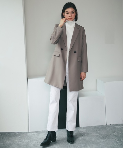 新品未使用　11号　グレージュ　テーラードジャケット SMILE ORCHID ジャケット テーラードジャケット