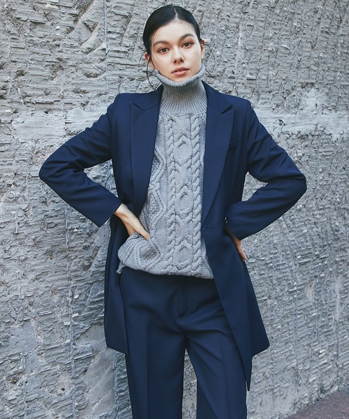 早い者勝ち！FRAY I.D テーラードジャケット ウォッシャブル・ネイビー