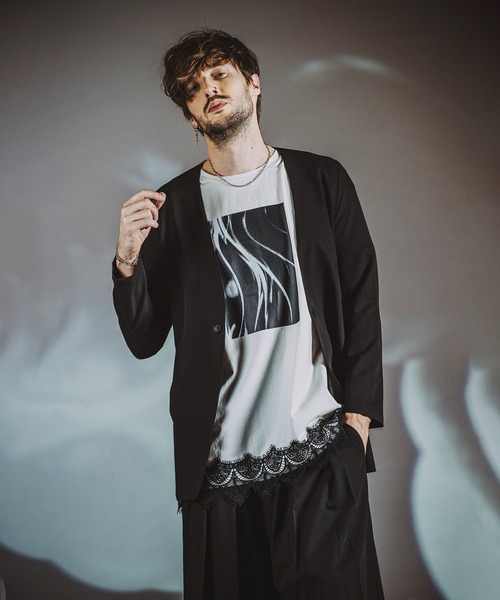 NO ID.（ノーアイディー） tシャツ 「NO ID.」Mixture Big T-Shirt