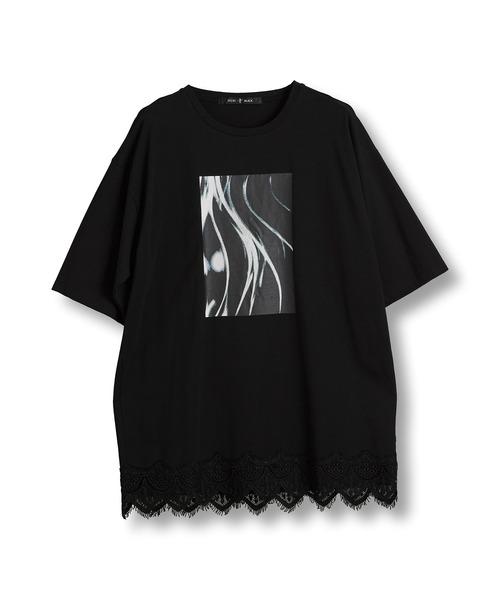 NO ID.（ノーアイディー） tシャツ 「NO ID.」Mixture Big T-Shirt
