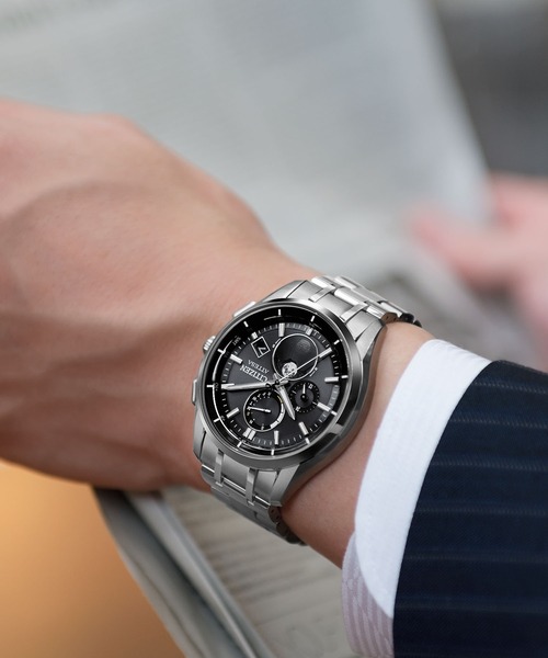 CITIZEN アテッサ 光発電エコ・ドライブ 付属品込 ATTESA(CITIZEN) 腕時計 ATTESA アテッサ 光発電エコ