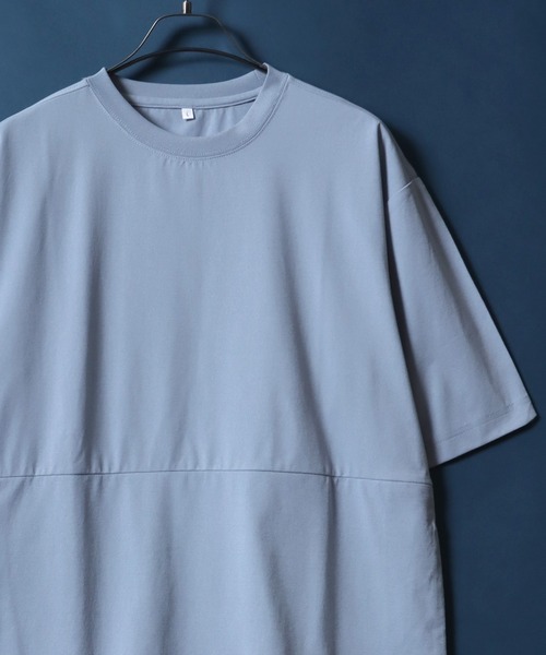 Free & Easy STACKED 半袖 ポケット Ｔシャツ ポップコーン編みロゴ刺繍胸ポケット付きTシャツ（Tシャツ