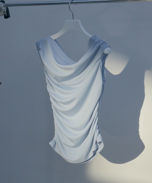 JOSE MOON（ジョゼムーン） tシャツ ONE SHOULDER GATHER TOPS/ワン