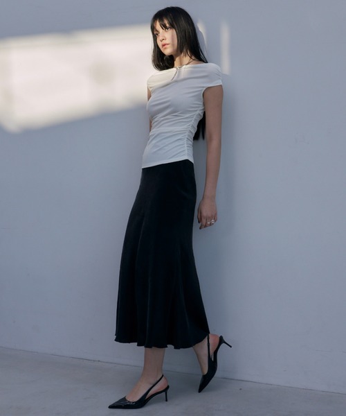 JOSE MOON（ジョゼムーン） tシャツ ONE SHOULDER GATHER TOPS/ワン