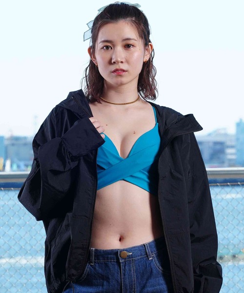 LAETITIA（レリッタ） ラッシュガード 水陸両用 無地フルジップ