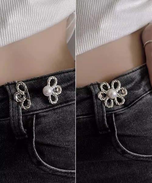 ALWAYS GOOD TIME ベルト ジーンズ 調整ボタン/ウエスト調整 フック  