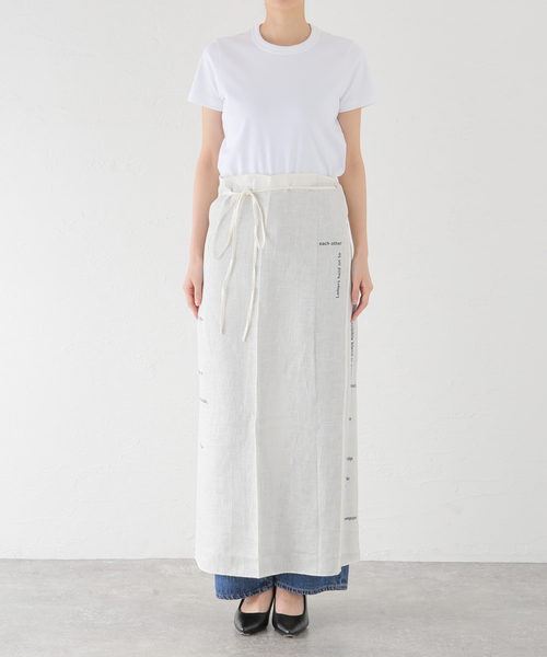 【BASERANGE/ベースレンジ】WRAP PAGE SKIRT BASERANGE WRAP PAGE SKIRT